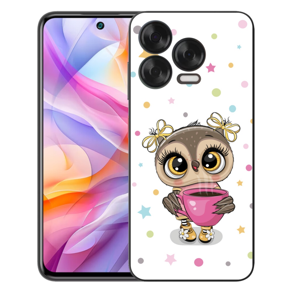Gélový kryt mmCase na ZTE Blade V70 Vita - kreslená sovička