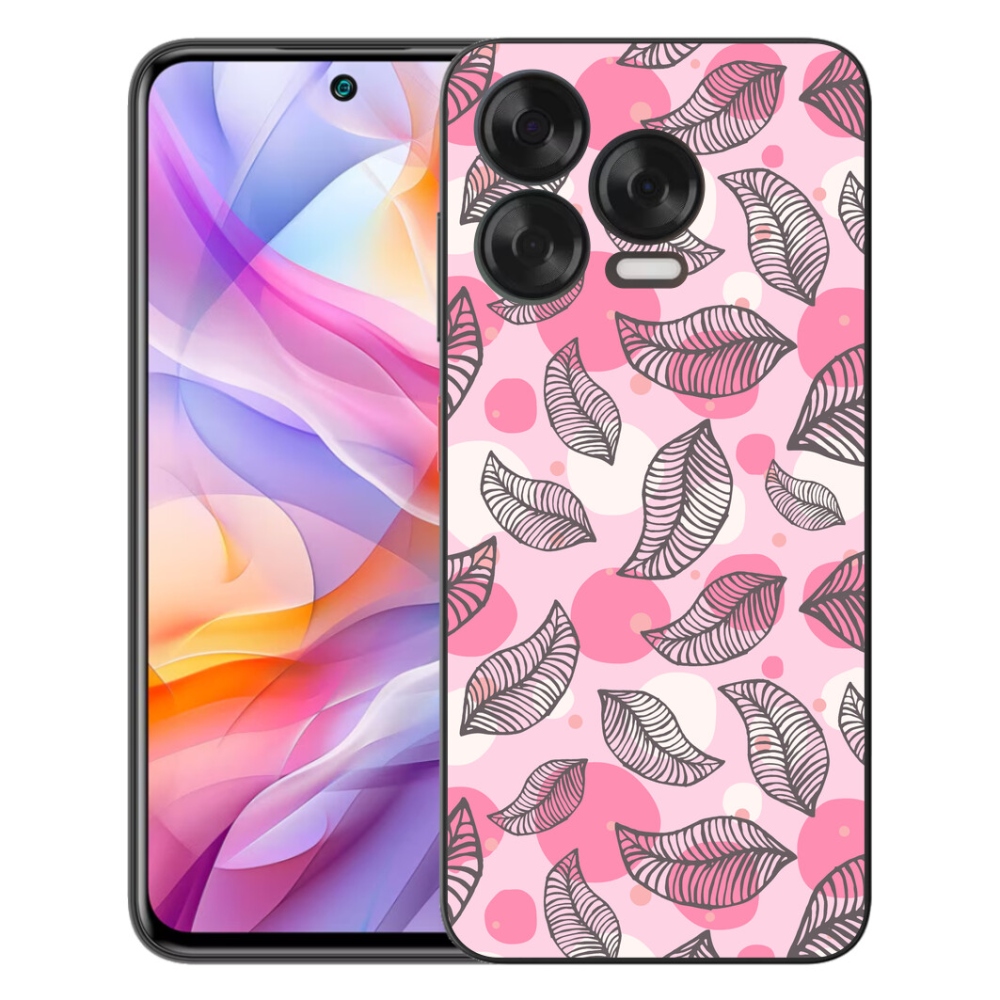Gélový kryt mmCase na ZTE Blade V70 Vita - kreslené padajúce listy