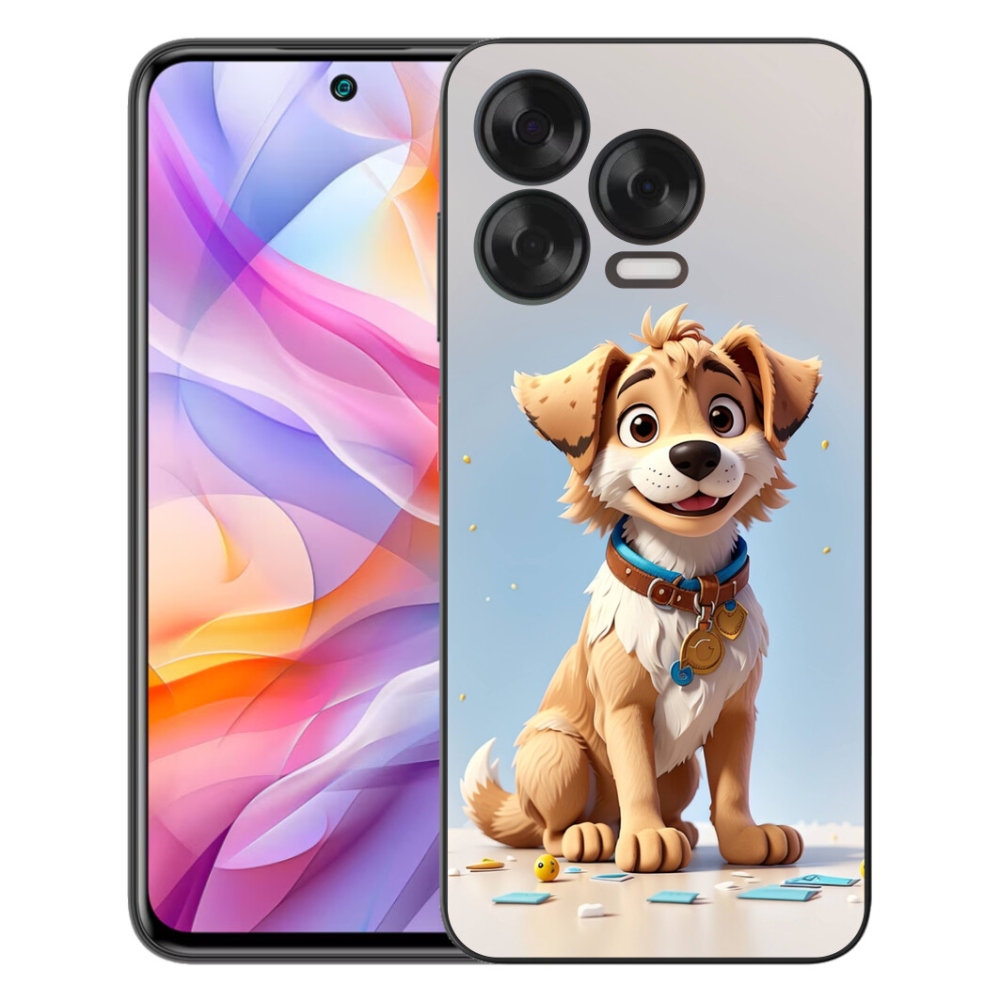 Gélový kryt mmCase na ZTE Blade V70 Vita - kreslené šteňa