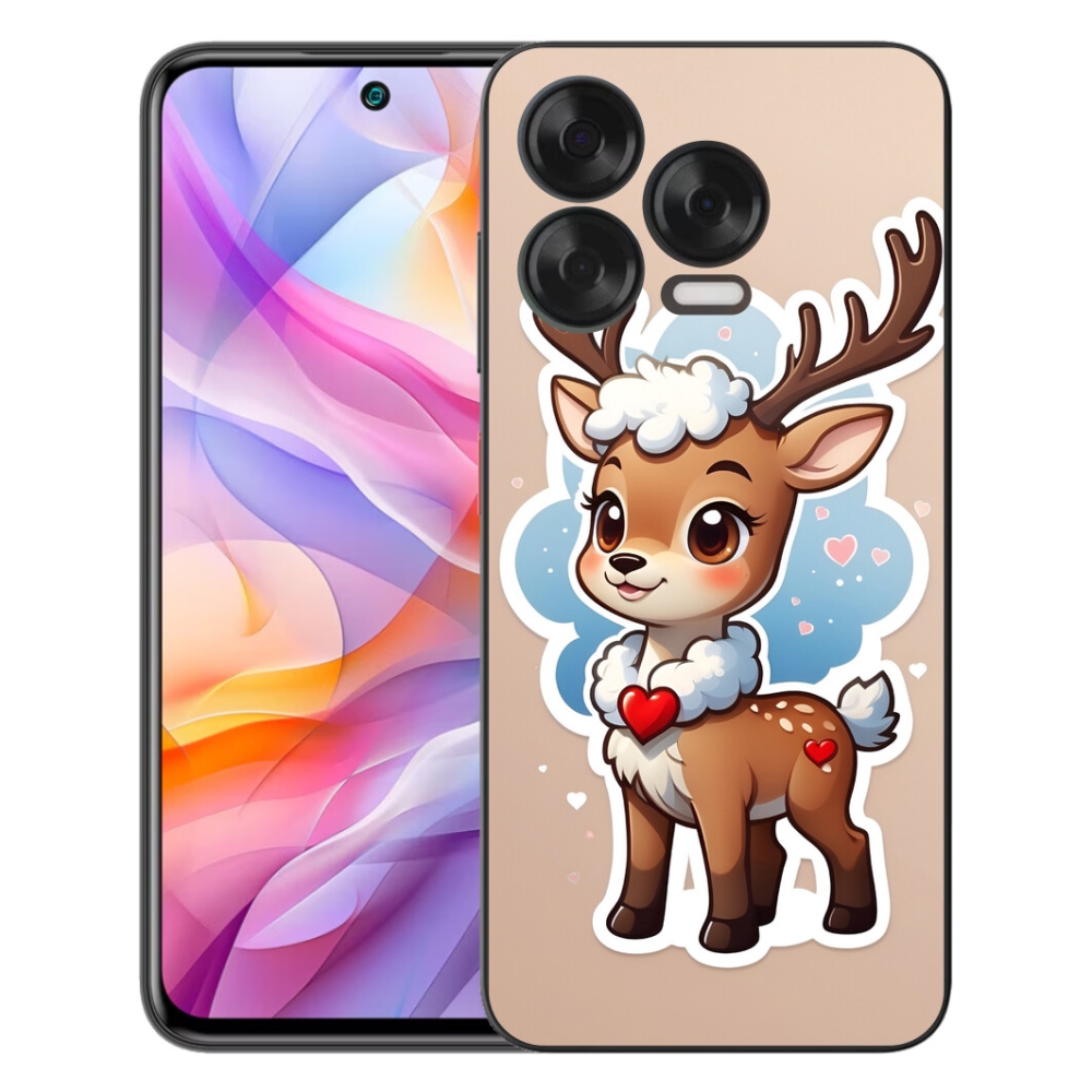 Gélový kryt mmCase na ZTE Blade V70 Vita - kreslený sob