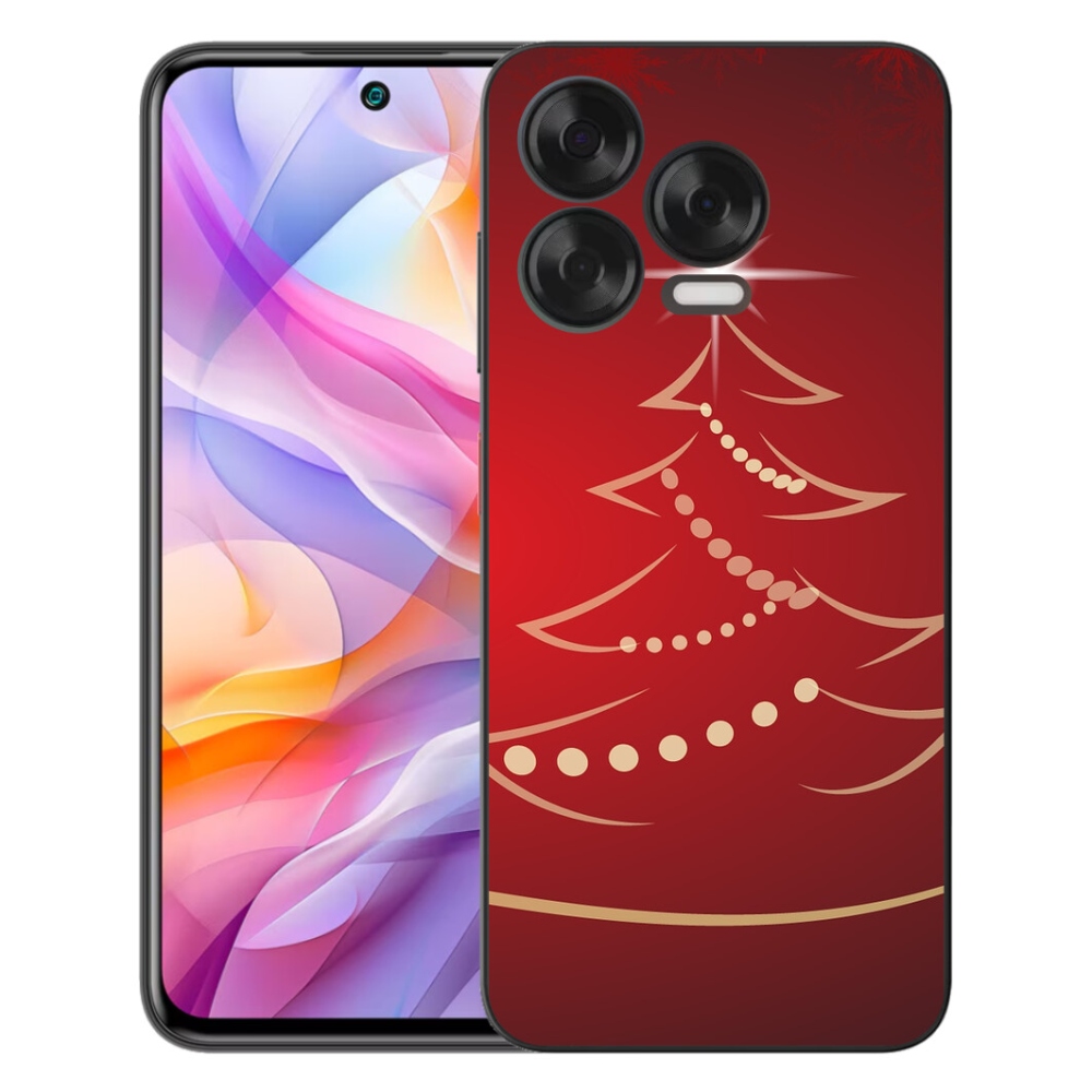 Gélový kryt mmCase na ZTE Blade V70 Vita - kreslený vianočný stromček