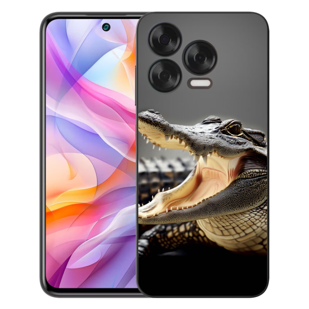 Gélový kryt mmCase na ZTE Blade V70 Vita - krokodíl