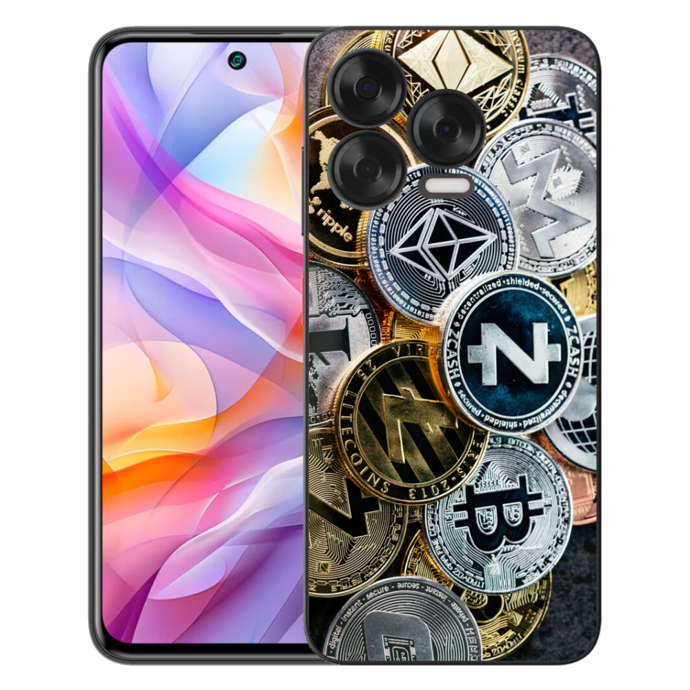 Gélový kryt mmCase na ZTE Blade V70 Vita - kryptomeny