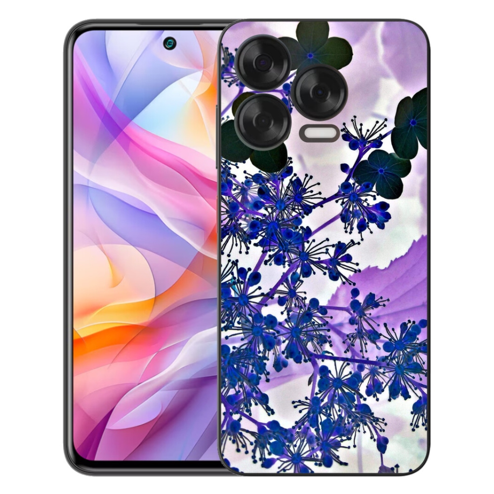 Gélový kryt mmCase na ZTE Blade V70 Vita - kvet hortenzie