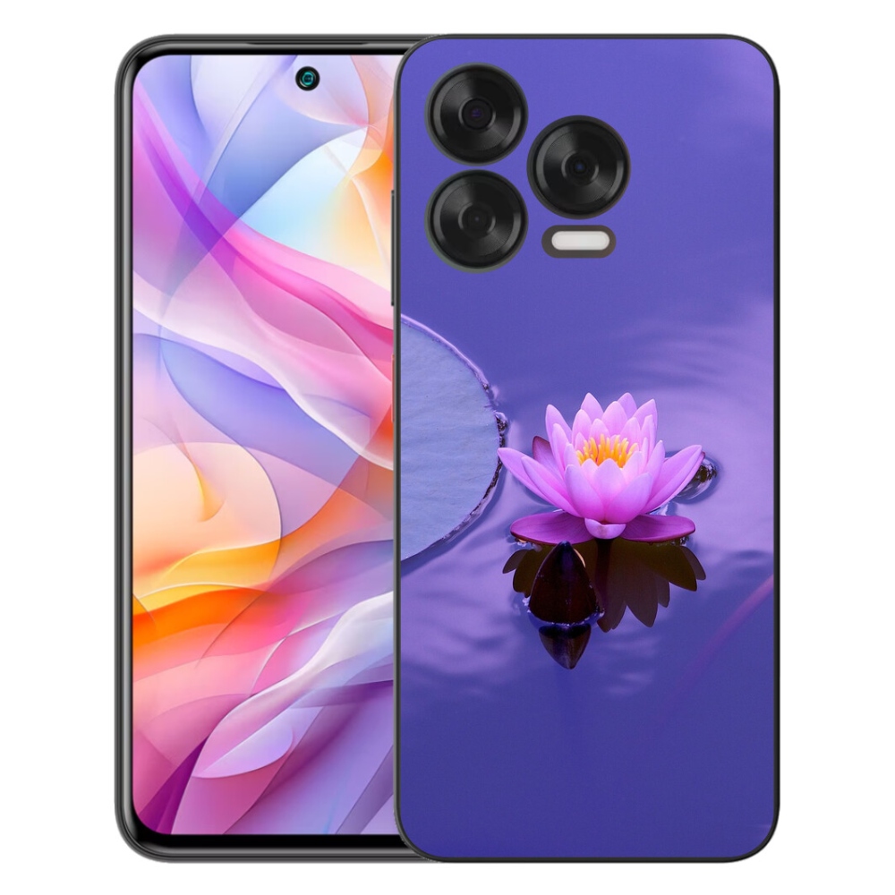 Gélový kryt mmCase na ZTE Blade V70 Vita - kvet na hladine