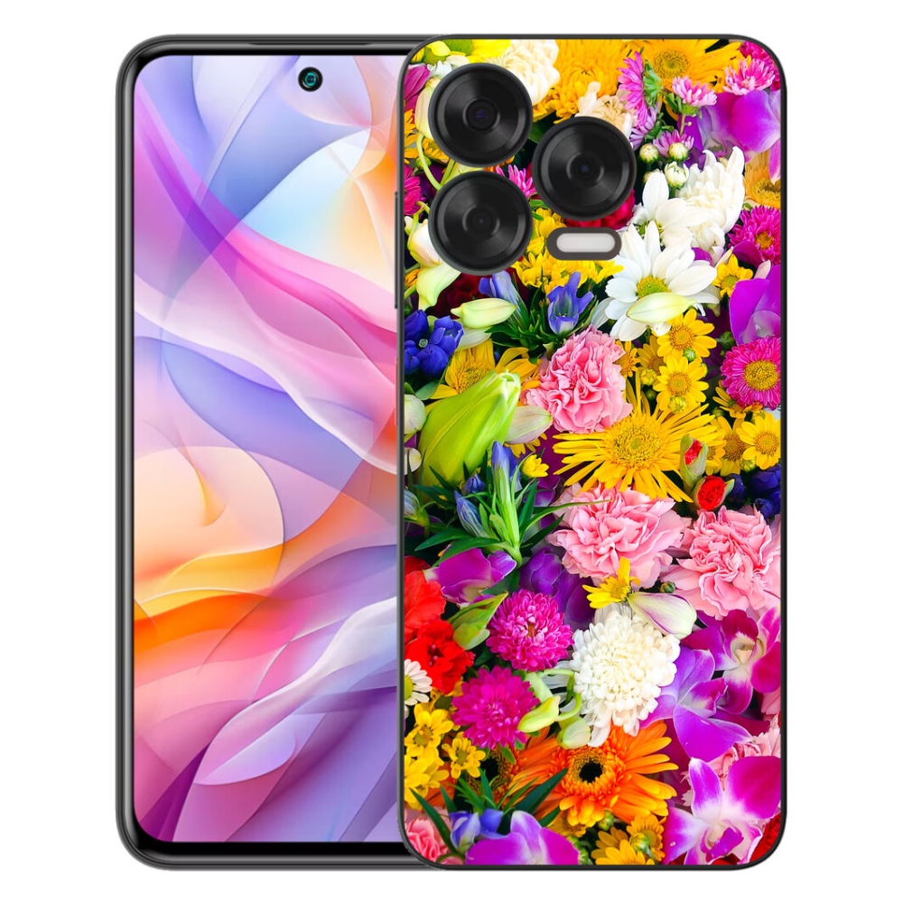 Gélový kryt mmCase na ZTE Blade V70 Vita - kvety 12