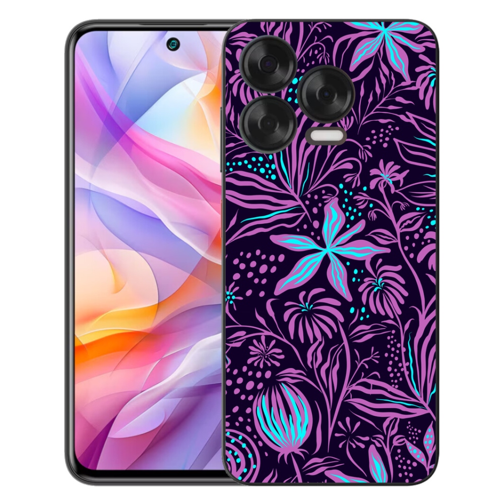 Gélový kryt mmCase na ZTE Blade V70 Vita - kvety 2