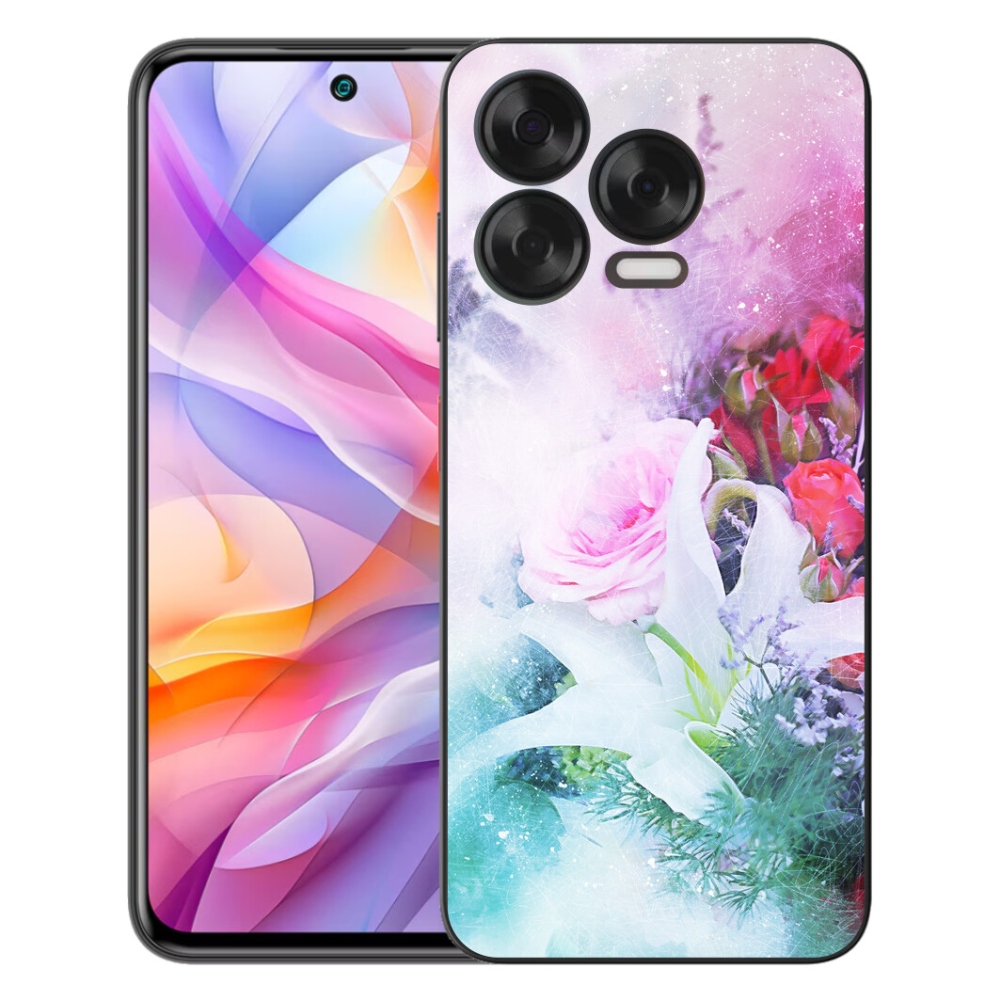Gélový kryt mmCase na ZTE Blade V70 Vita - kvety 4