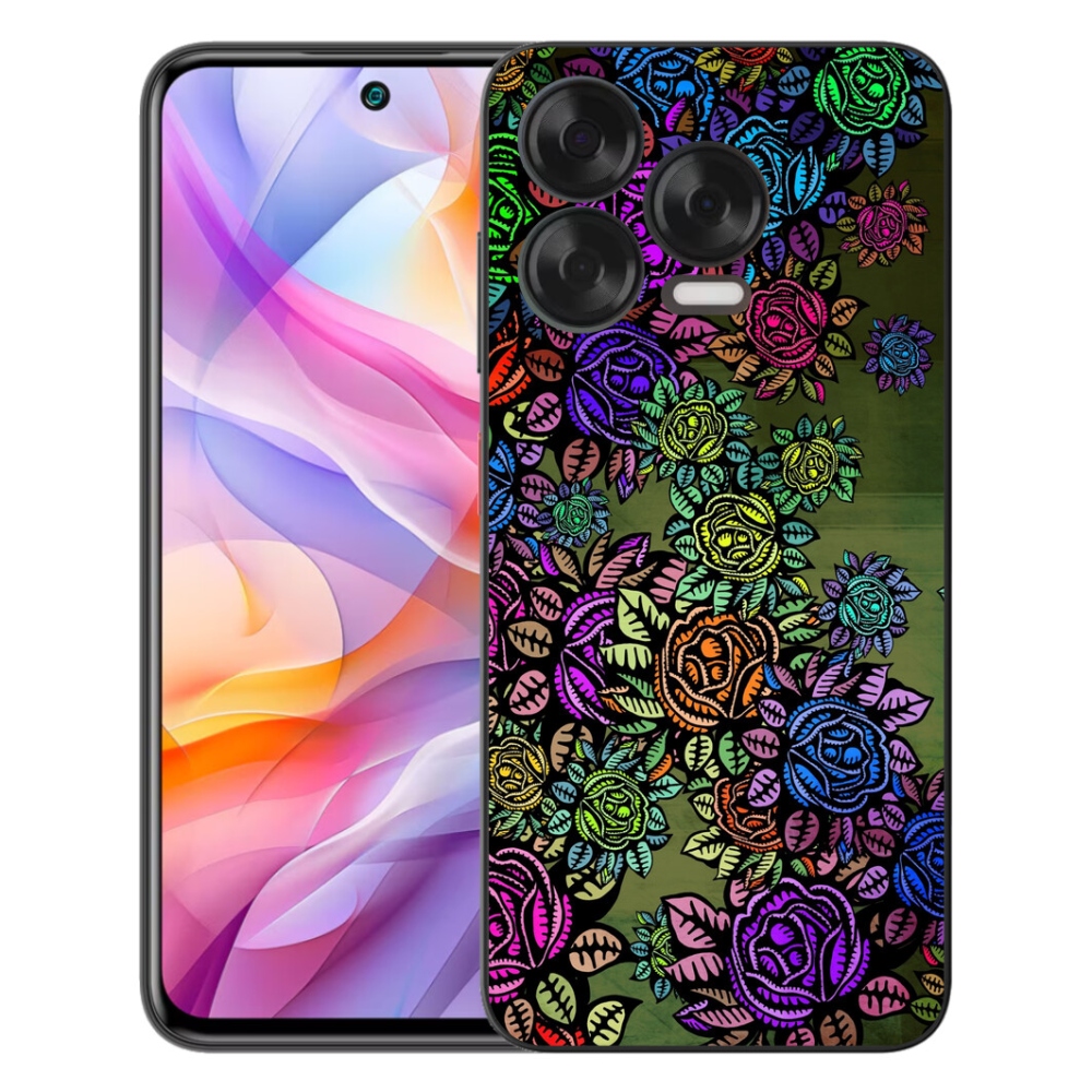Gélový kryt mmCase na ZTE Blade V70 Vita - kvety 6