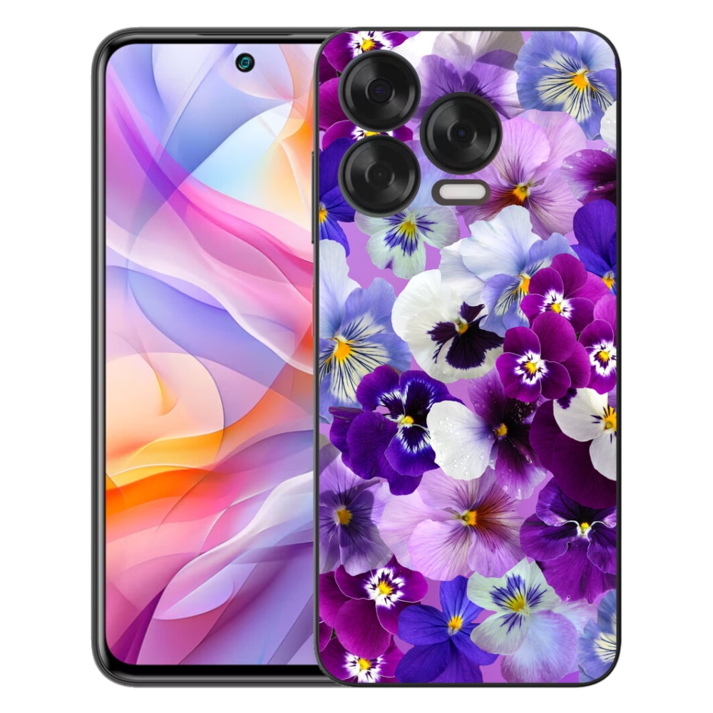 Gélový kryt mmCase na ZTE Blade V70 Vita - kvety 9