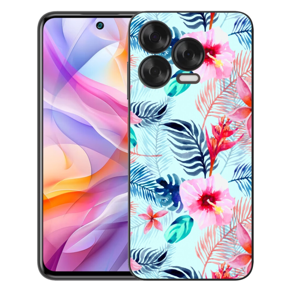 Gélový kryt mmCase na ZTE Blade V70 Vita - kvety