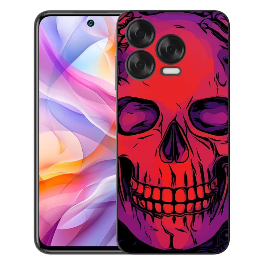 Gélový kryt mmCase na ZTE Blade V70 Vita - lebka