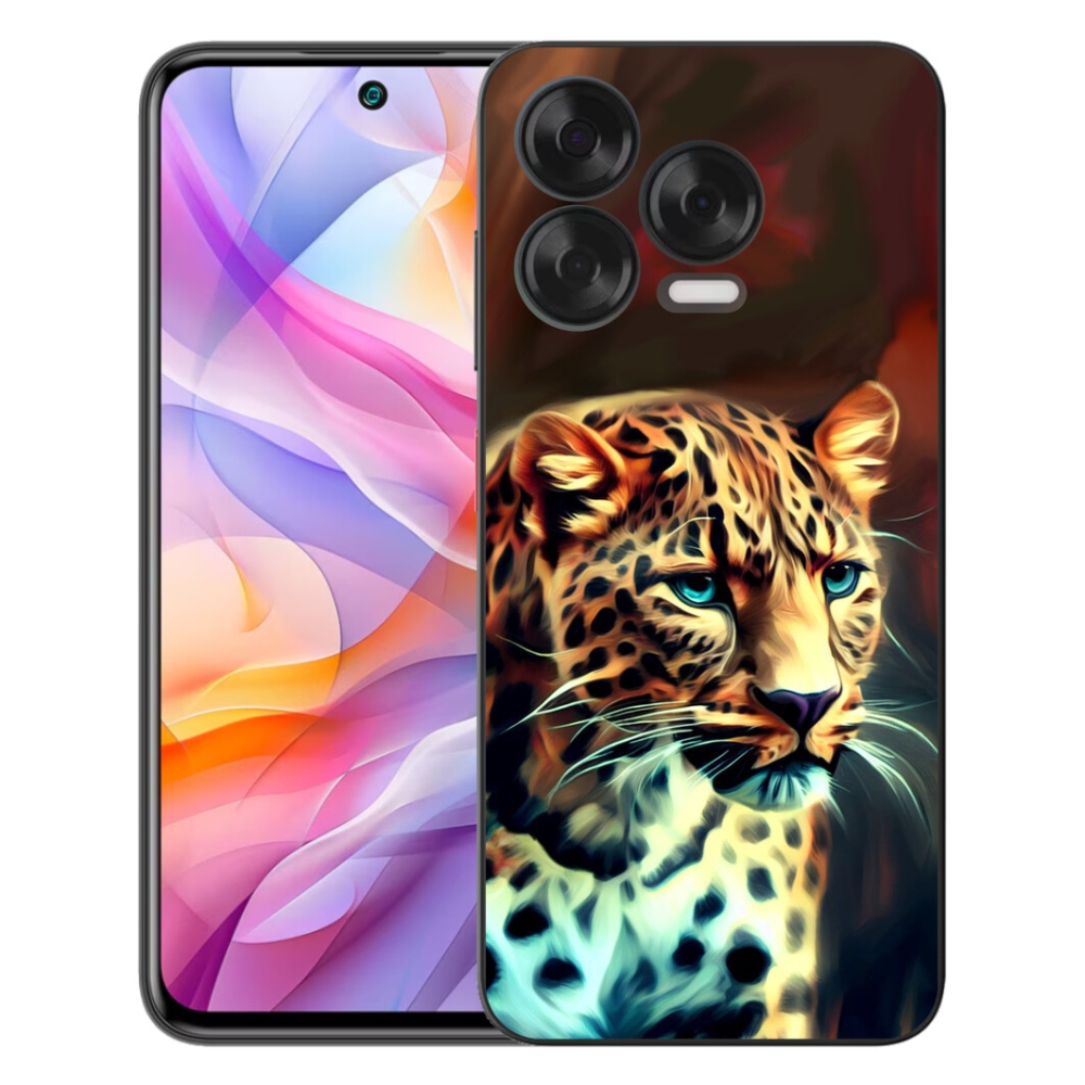 Gélový kryt mmCase na ZTE Blade V70 Vita - leopard