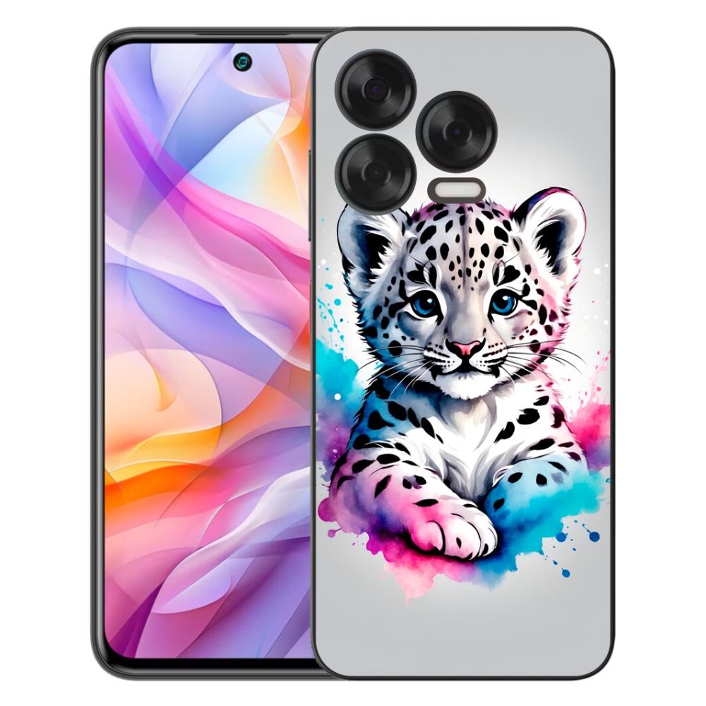 Gélový kryt mmCase na ZTE Blade V70 Vita - leopardej mláďa