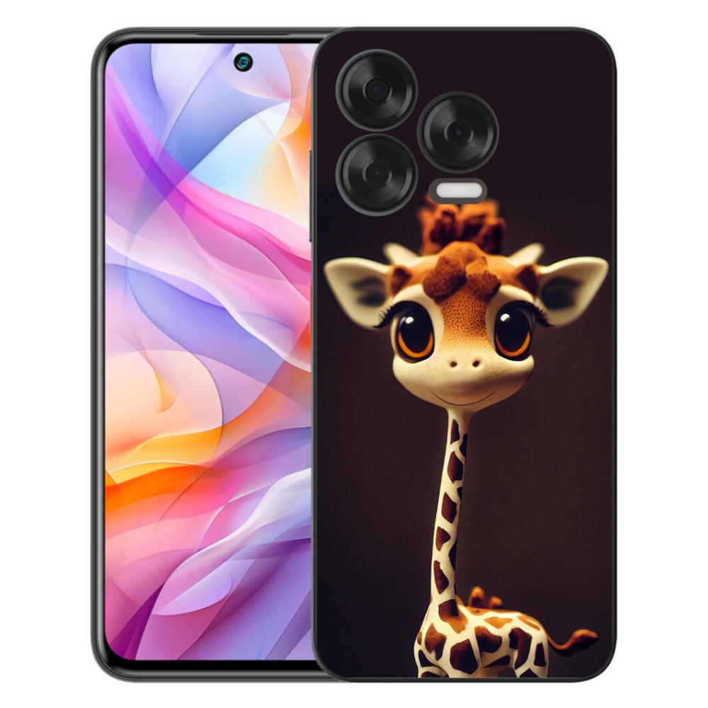 Gélový kryt mmCase na ZTE Blade V70 Vita - malá žirafa