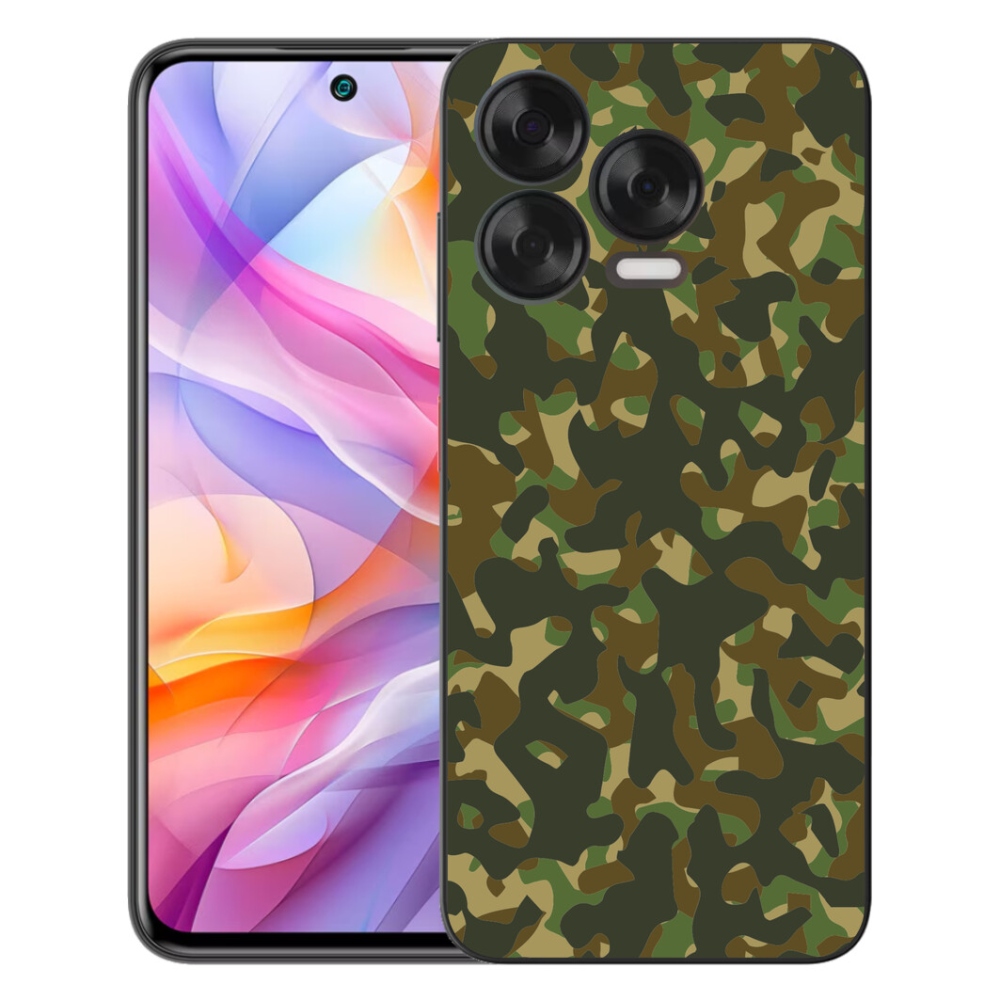 Gélový kryt mmCase na ZTE Blade V70 Vita - maskáčový vzor 1