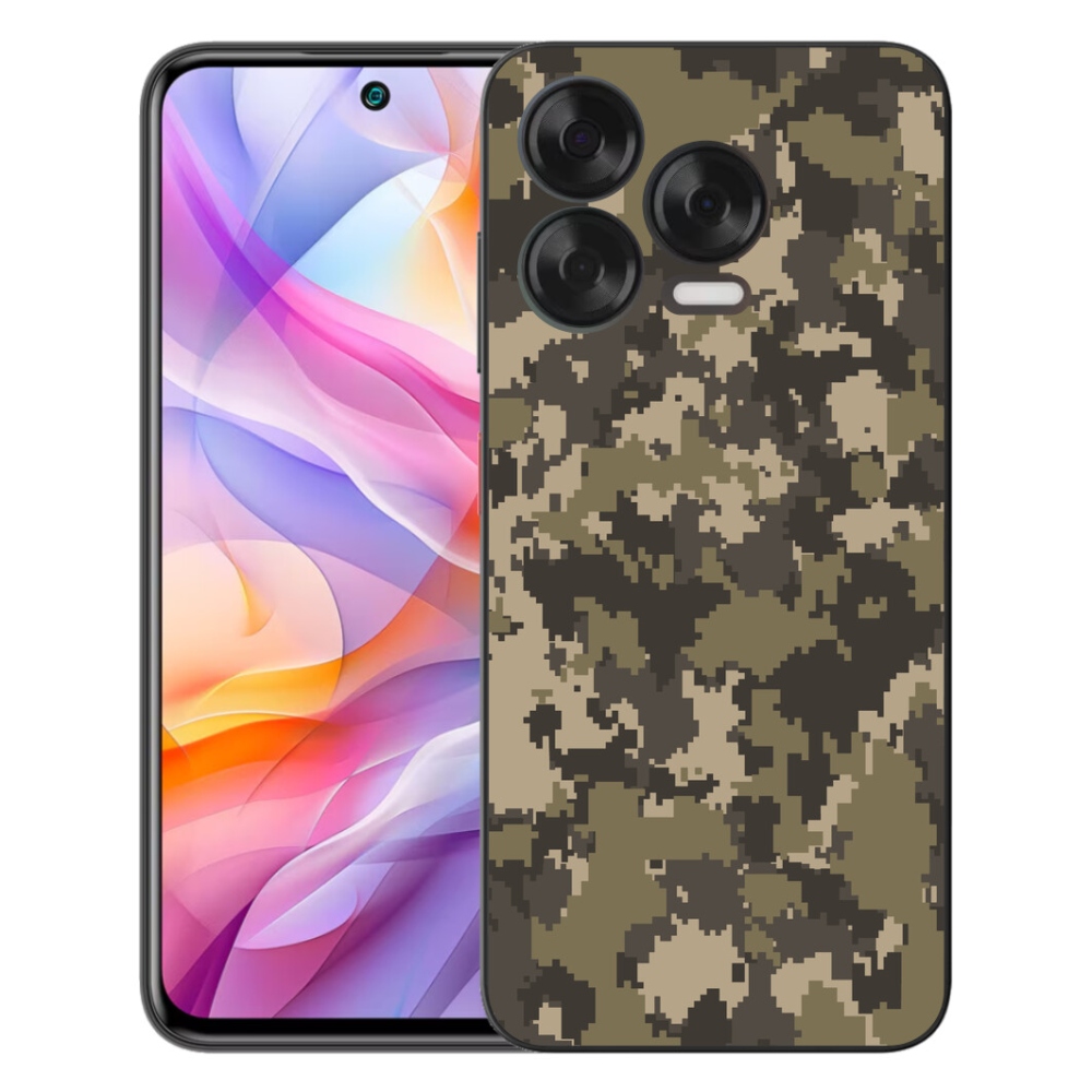 Gélový kryt mmCase na ZTE Blade V70 Vita - maskáčový vzor 12