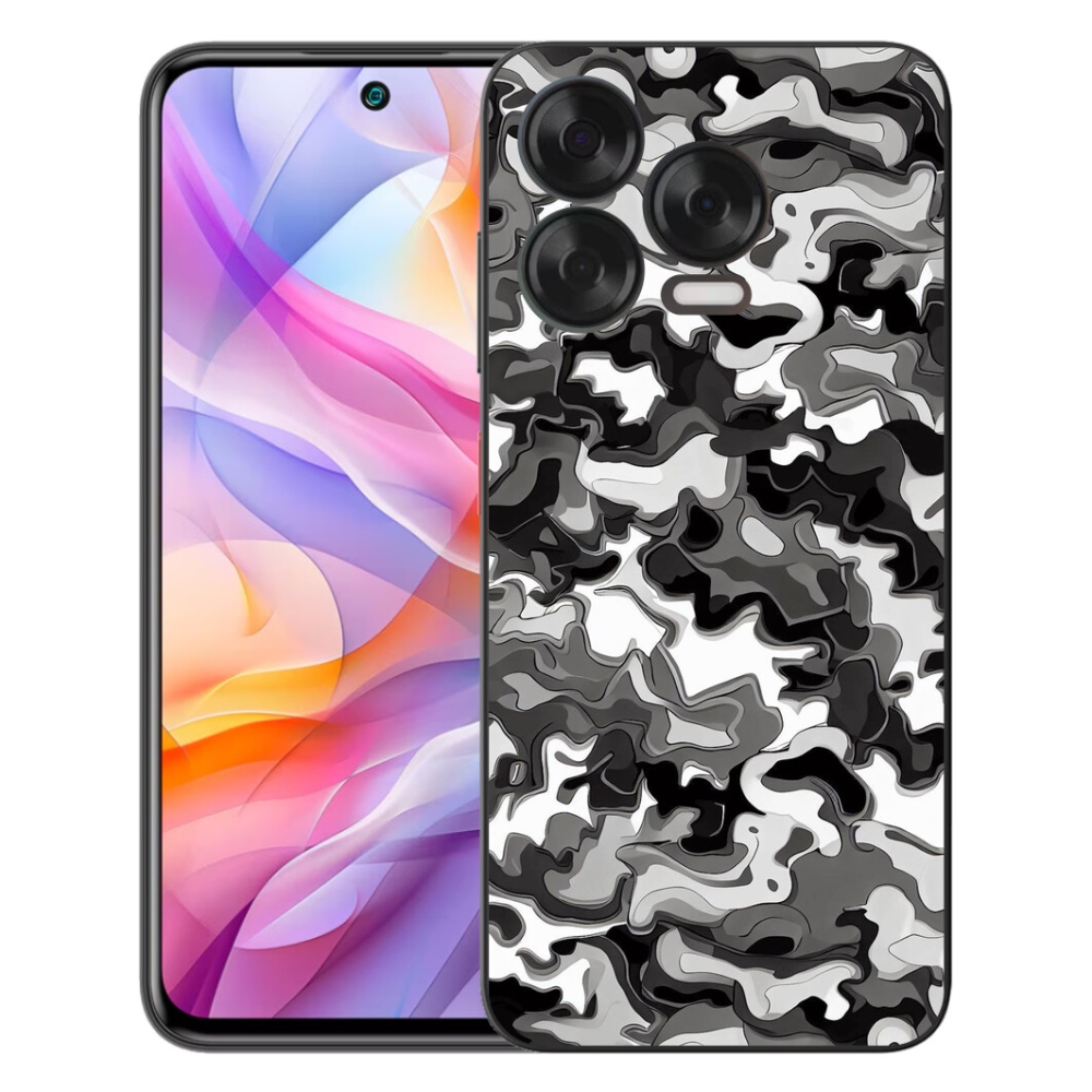 Gélový kryt mmCase na ZTE Blade V70 Vita - maskáčový vzor 3