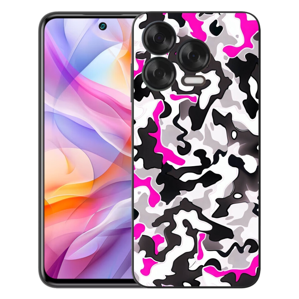 Gélový kryt mmCase na ZTE Blade V70 Vita - maskáčový vzor 5