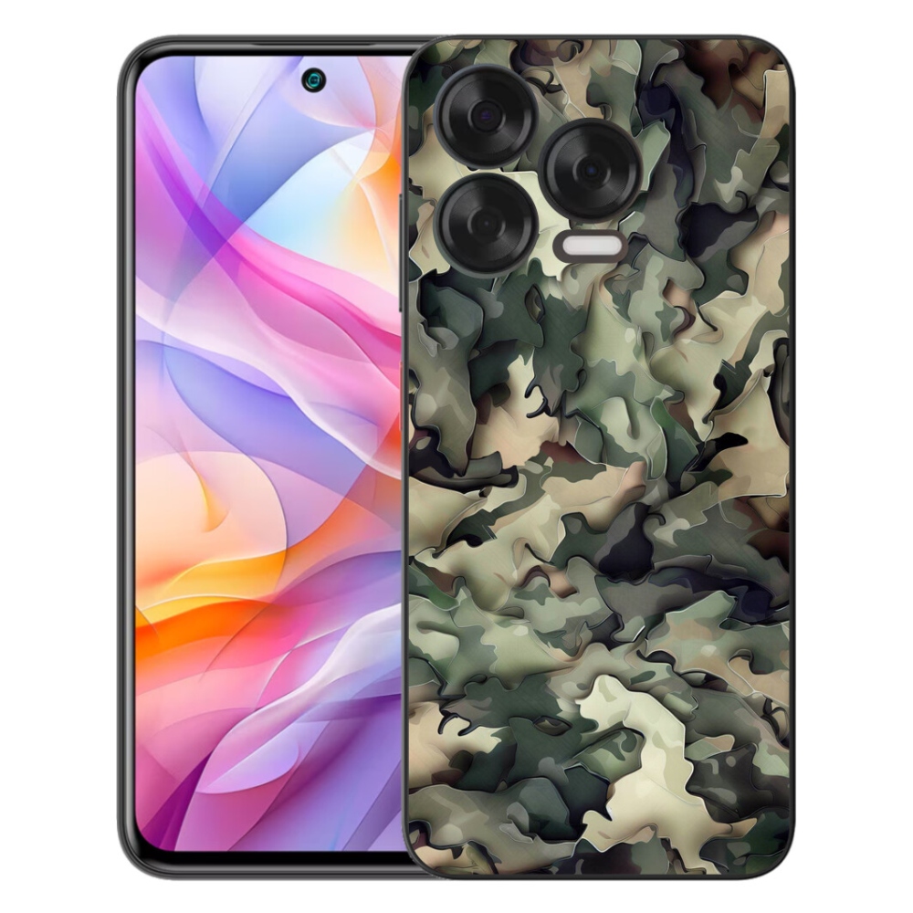 Gélový kryt mmCase na ZTE Blade V70 Vita - maskáčový vzor 9