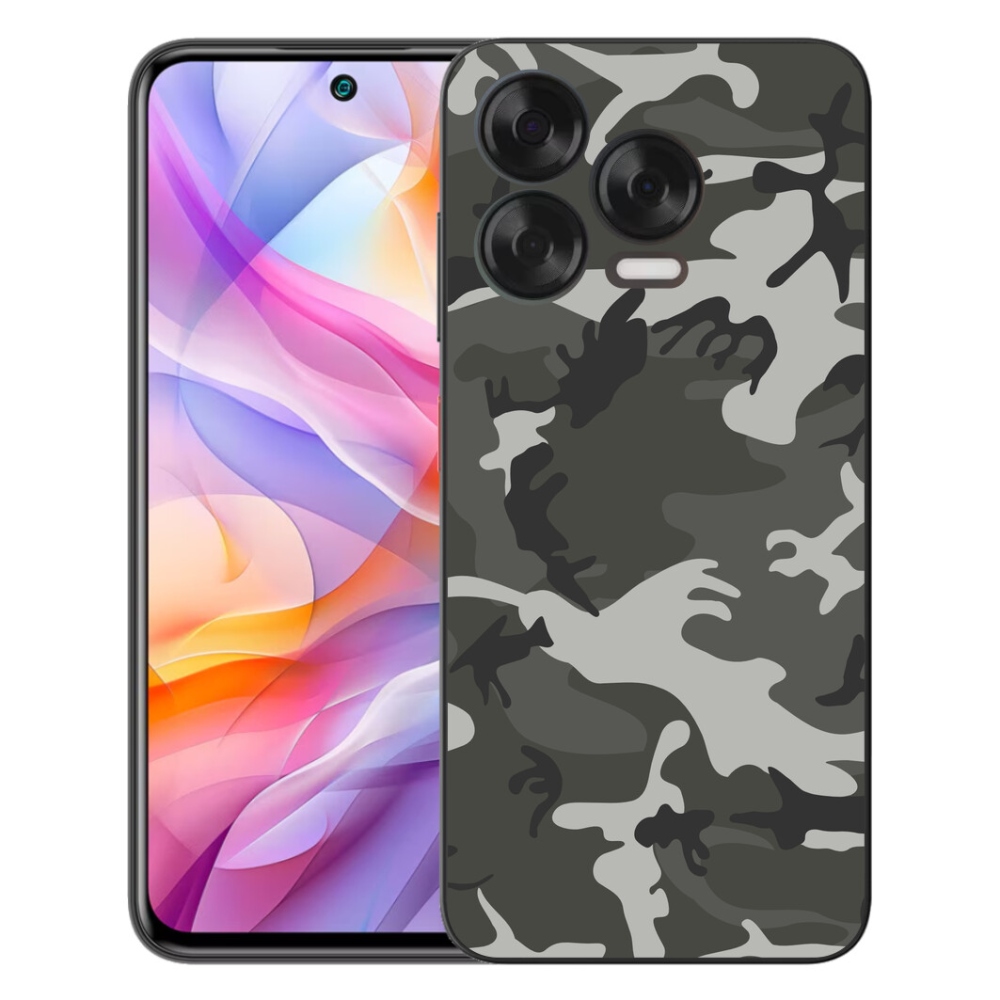 Gélový kryt mmCase na ZTE Blade V70 Vita - maskáčový vzor