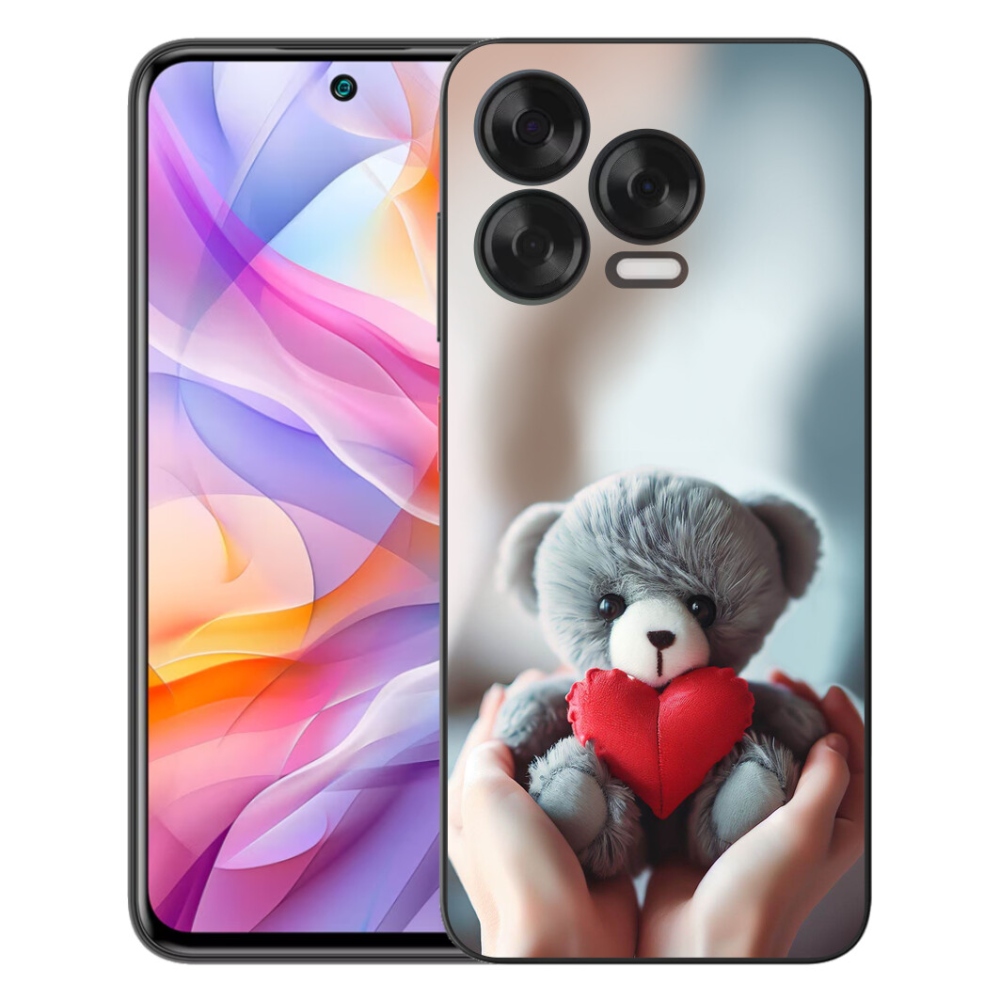 Gélový kryt mmCase na ZTE Blade V70 Vita - medvedík pre zamilovaných