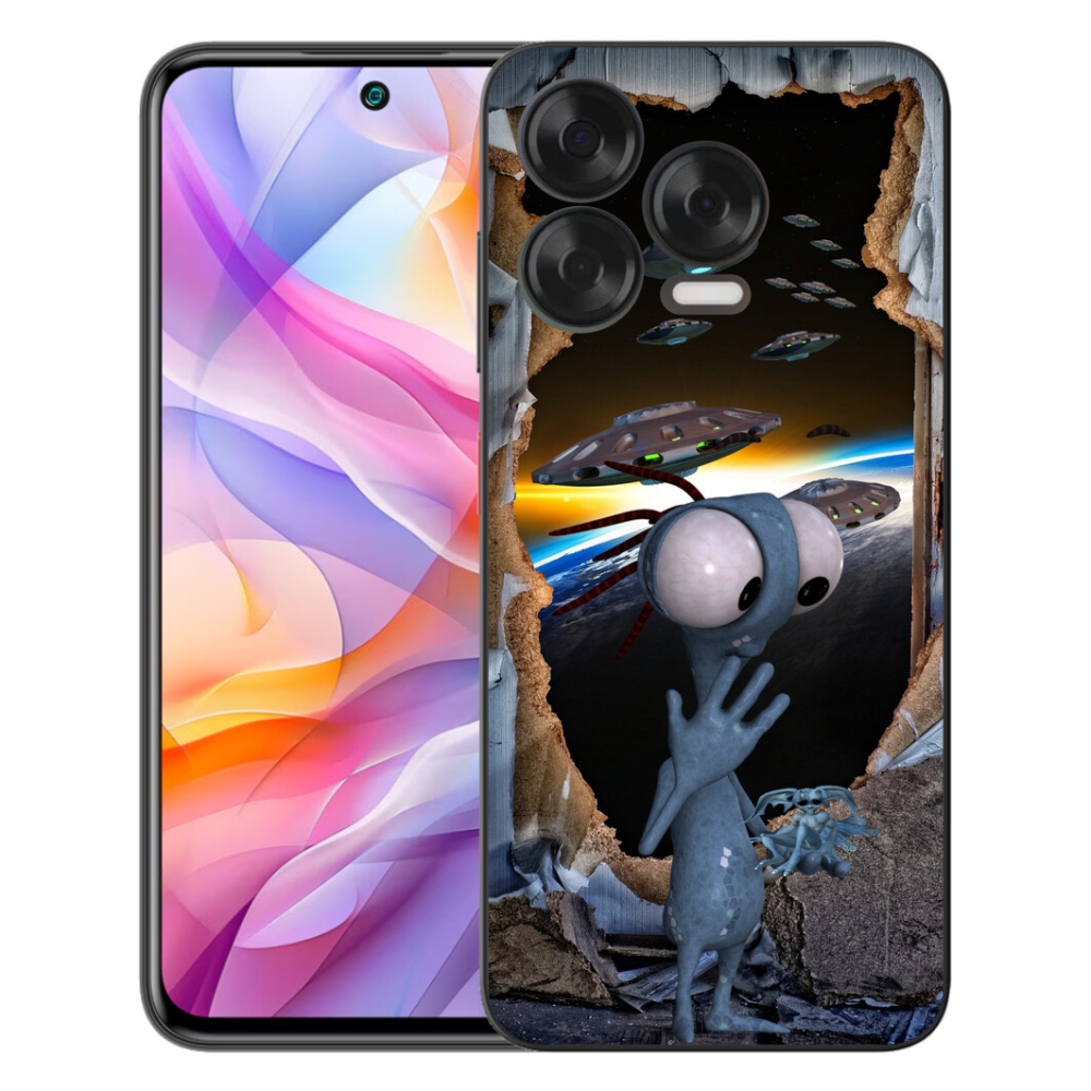 Gélový kryt mmCase na ZTE Blade V70 Vita - mimozemšťan