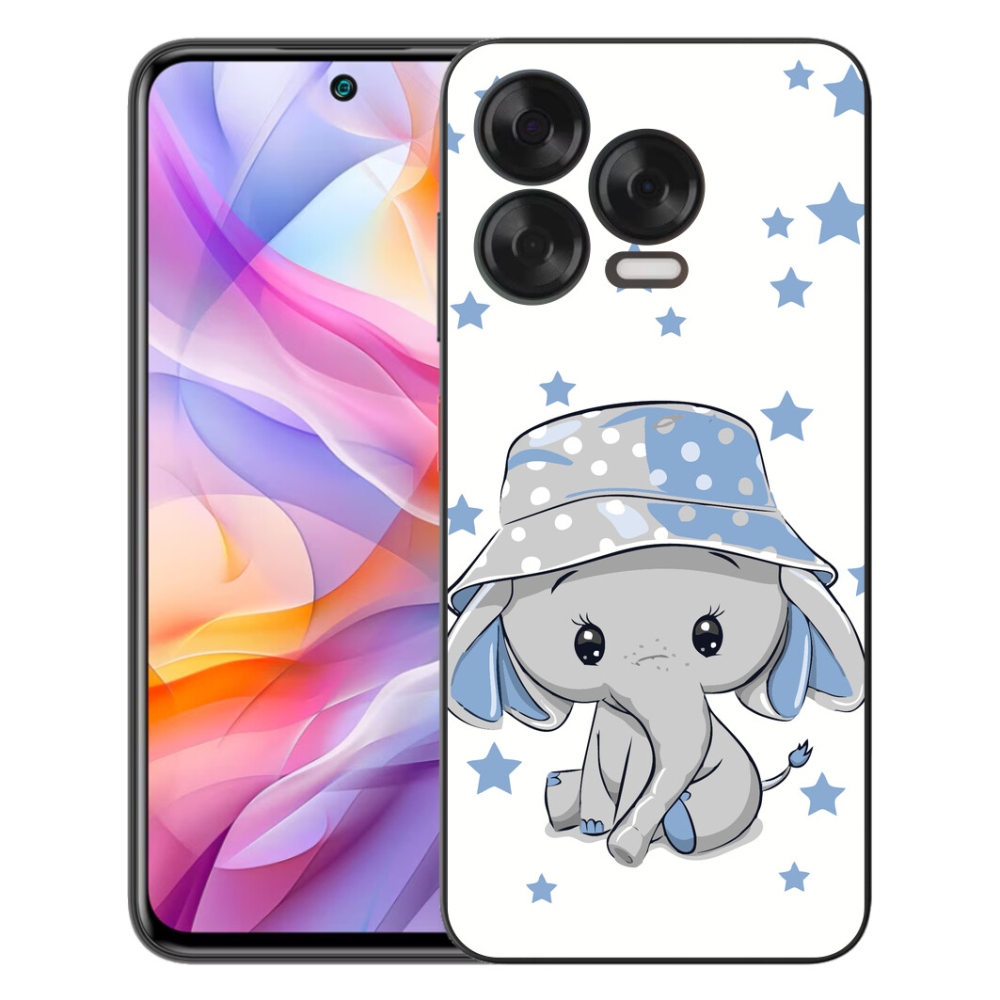 Gélový kryt mmCase na ZTE Blade V70 Vita - modrý slon
