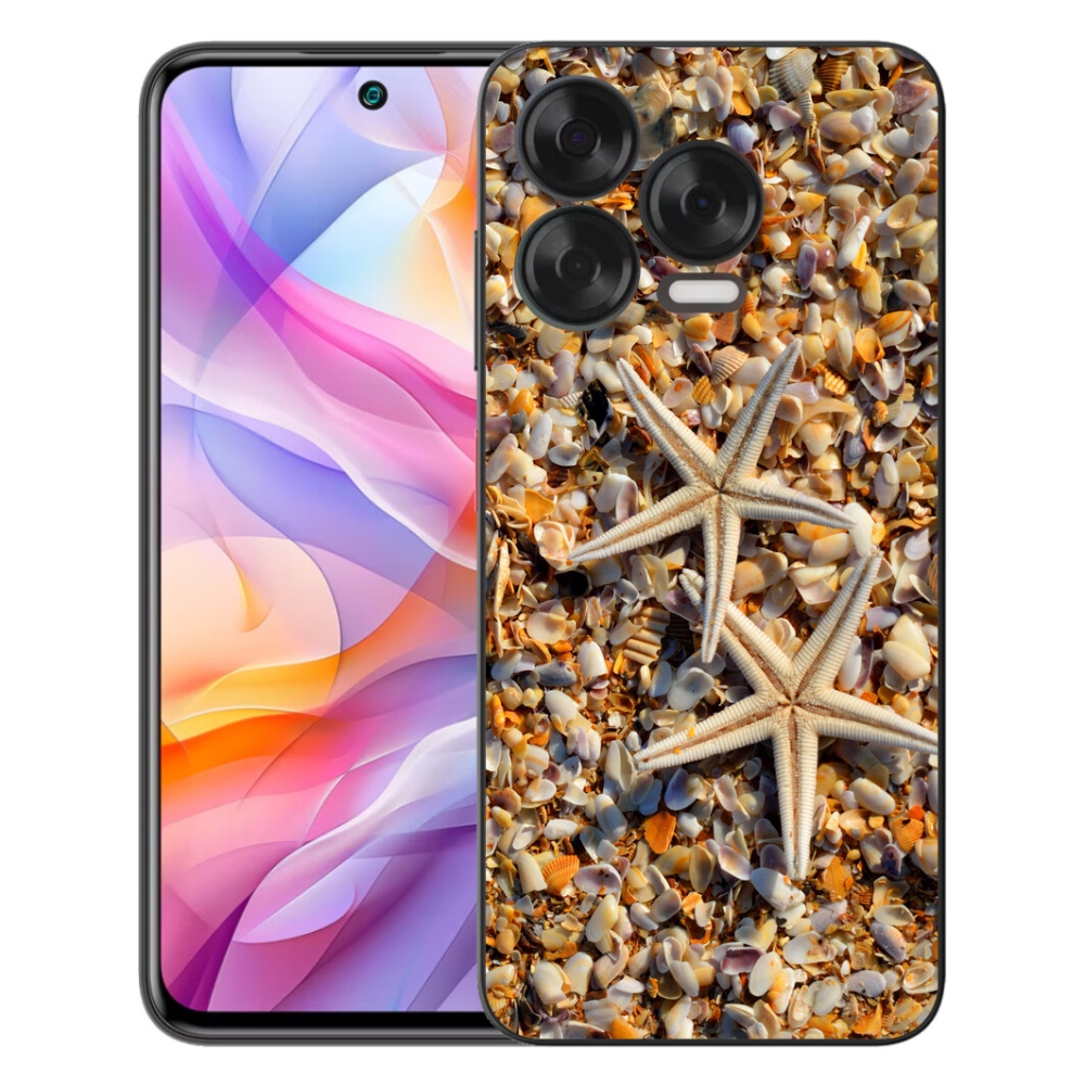Gélový kryt mmCase na ZTE Blade V70 Vita - morské hviezdice