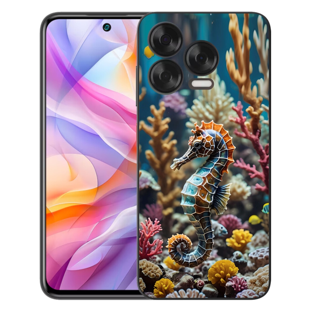 Gélový kryt mmCase na ZTE Blade V70 Vita - morský koník 2