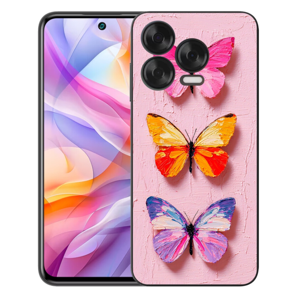 Gélový kryt mmCase na ZTE Blade V70 Vita - motýlia trojica
