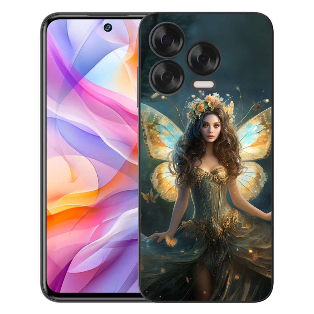 Gélový kryt mmCase na ZTE Blade V70 Vita - motýlia žena