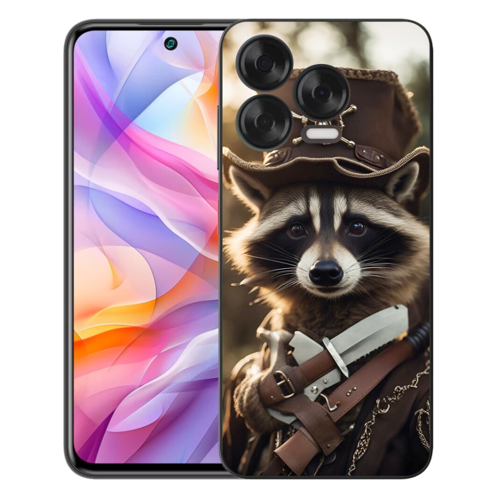Gélový kryt mmCase na ZTE Blade V70 Vita - mýval v uniforme