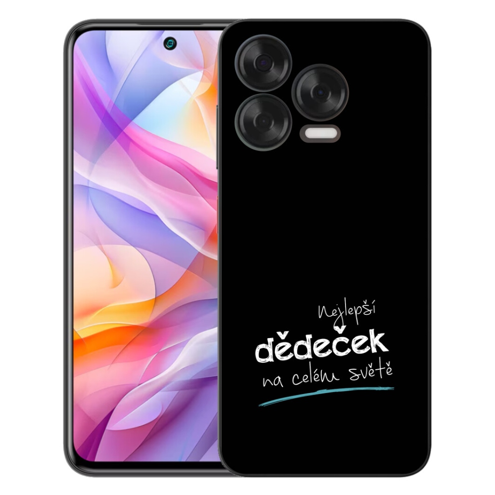 Gélový kryt mmCase na ZTE Blade V70 Vita - najlepší starý otec 3 čierne pozadie