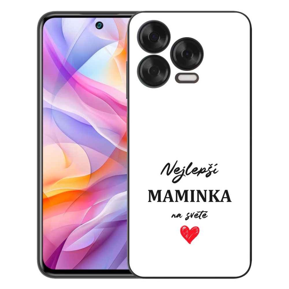 Gélový kryt mmCase na ZTE Blade V70 Vita - najlepšia mamička 1 biele pozadie