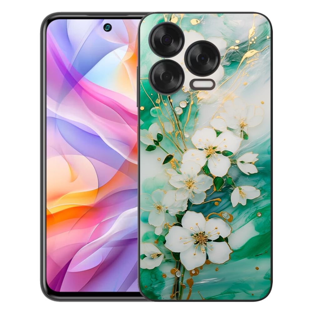 Gélový kryt mmCase na ZTE Blade V70 Vita - nežné kvety