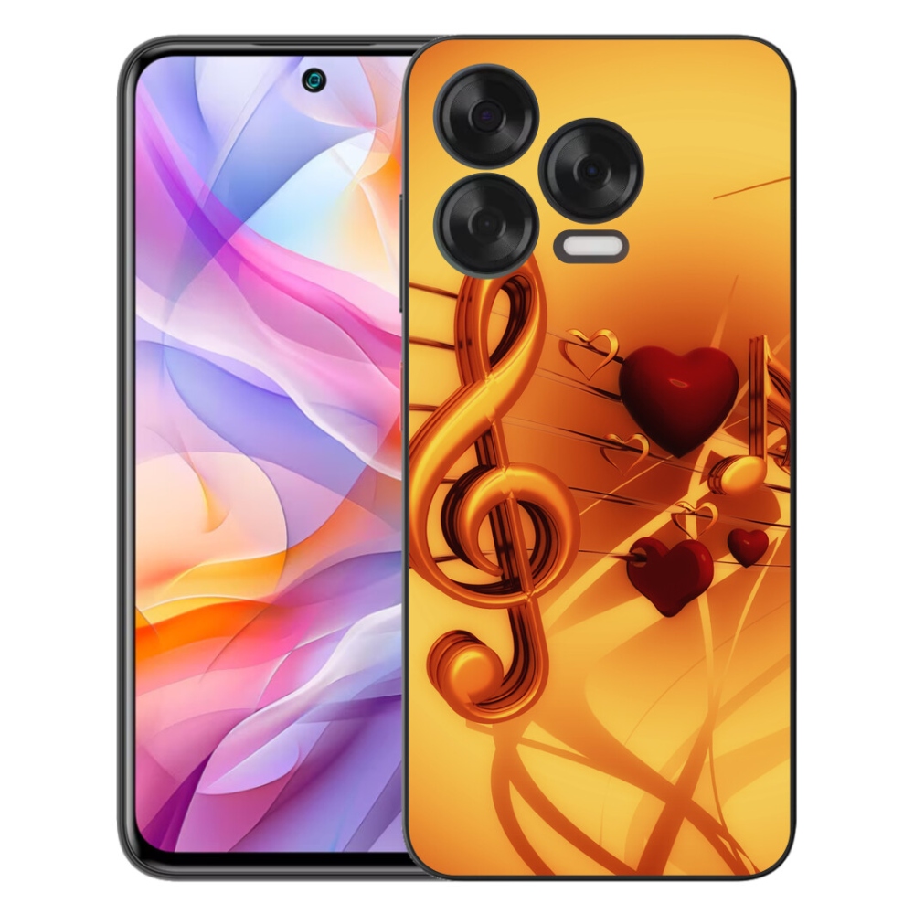 Gélový kryt mmCase na ZTE Blade V70 Vita - noty