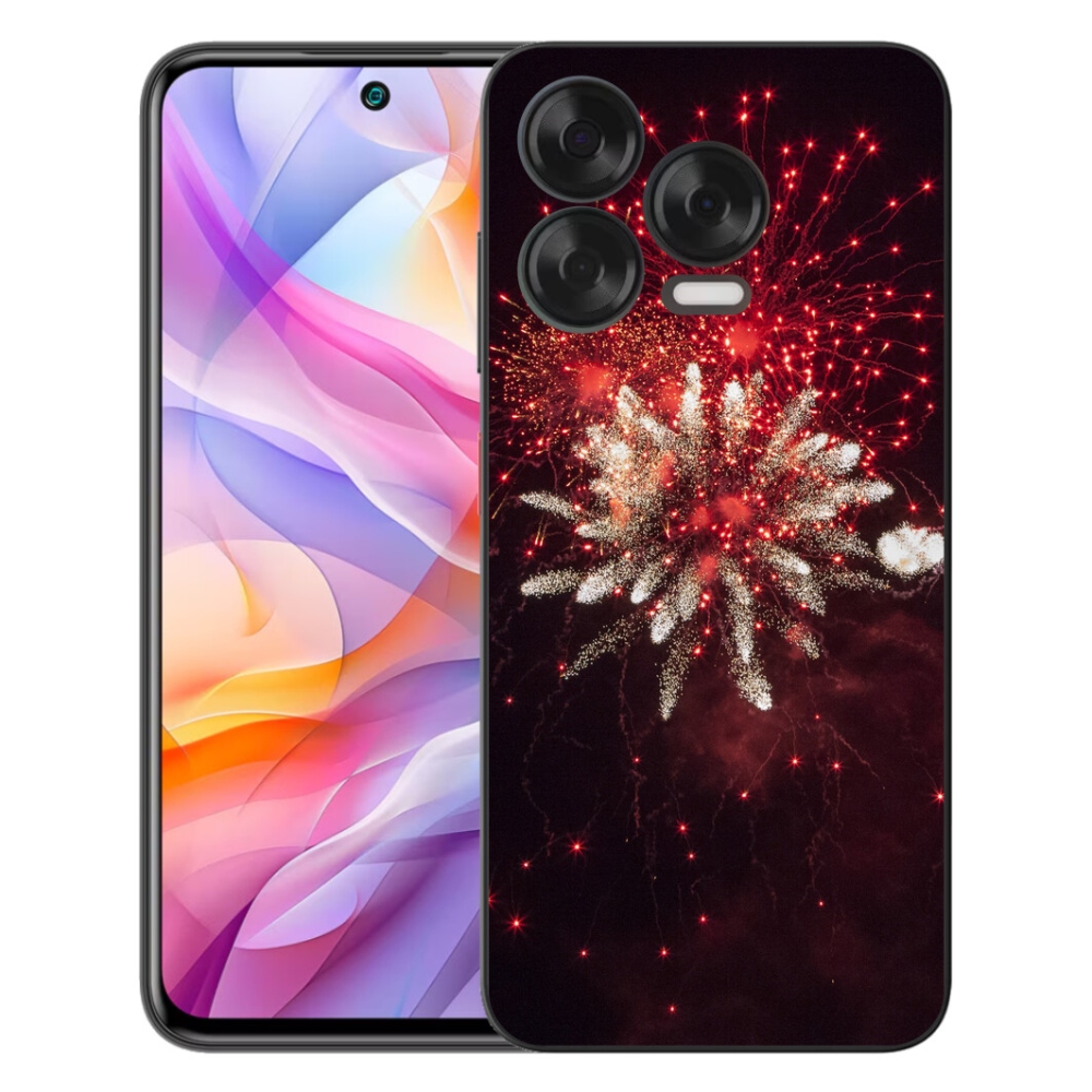 Gélový kryt mmCase na ZTE Blade V70 Vita - ohňostroj
