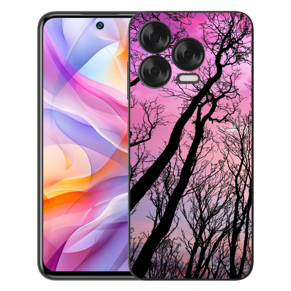 Gélový kryt mmCase na ZTE Blade V70 Vita - opadané stromy