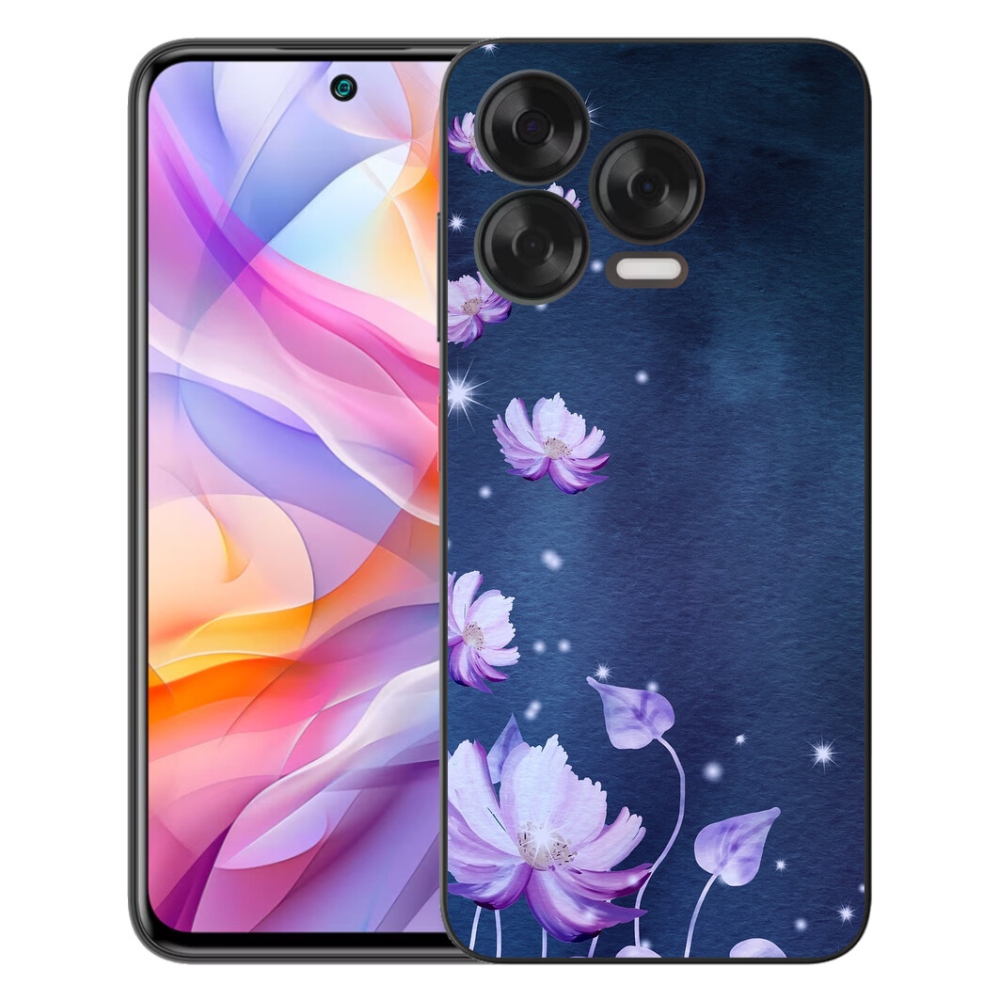 Gélový kryt mmCase na ZTE Blade V70 Vita - padajúce kvety