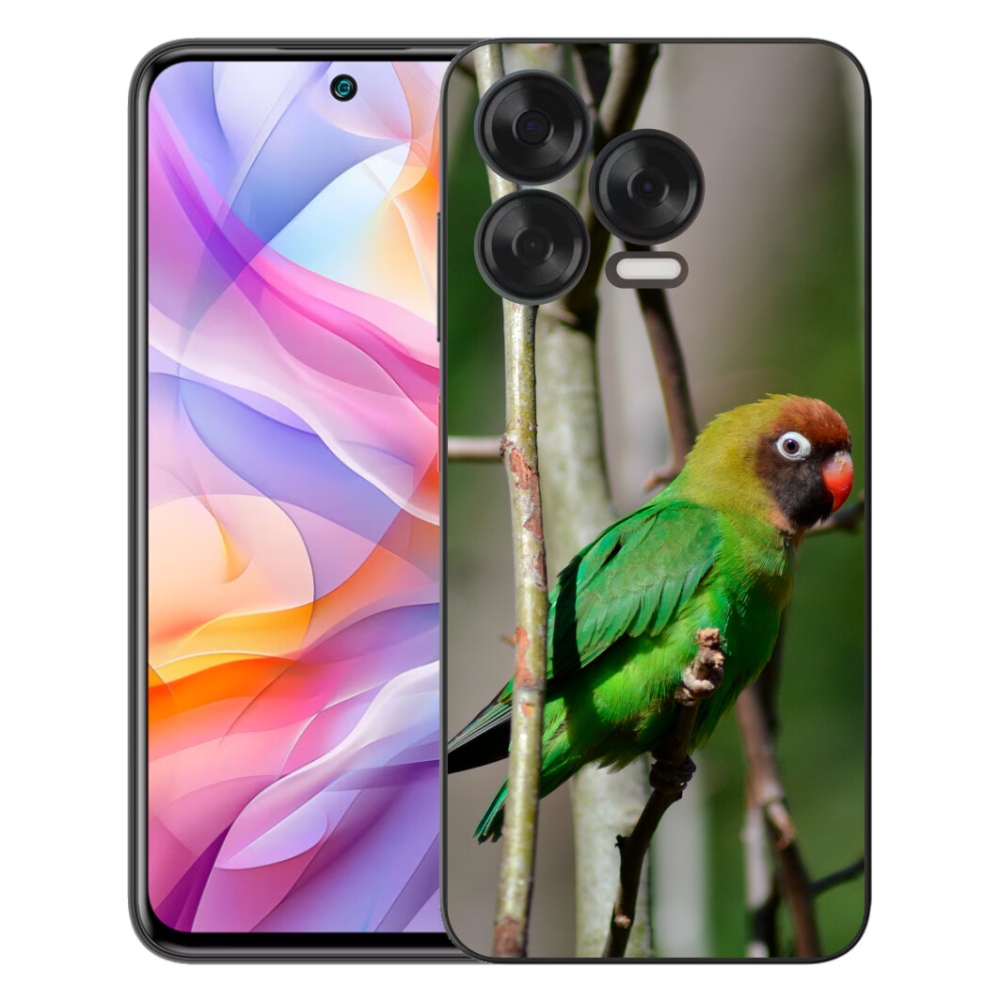 Gélový kryt mmCase na ZTE Blade V70 Vita - papagáj agapornis