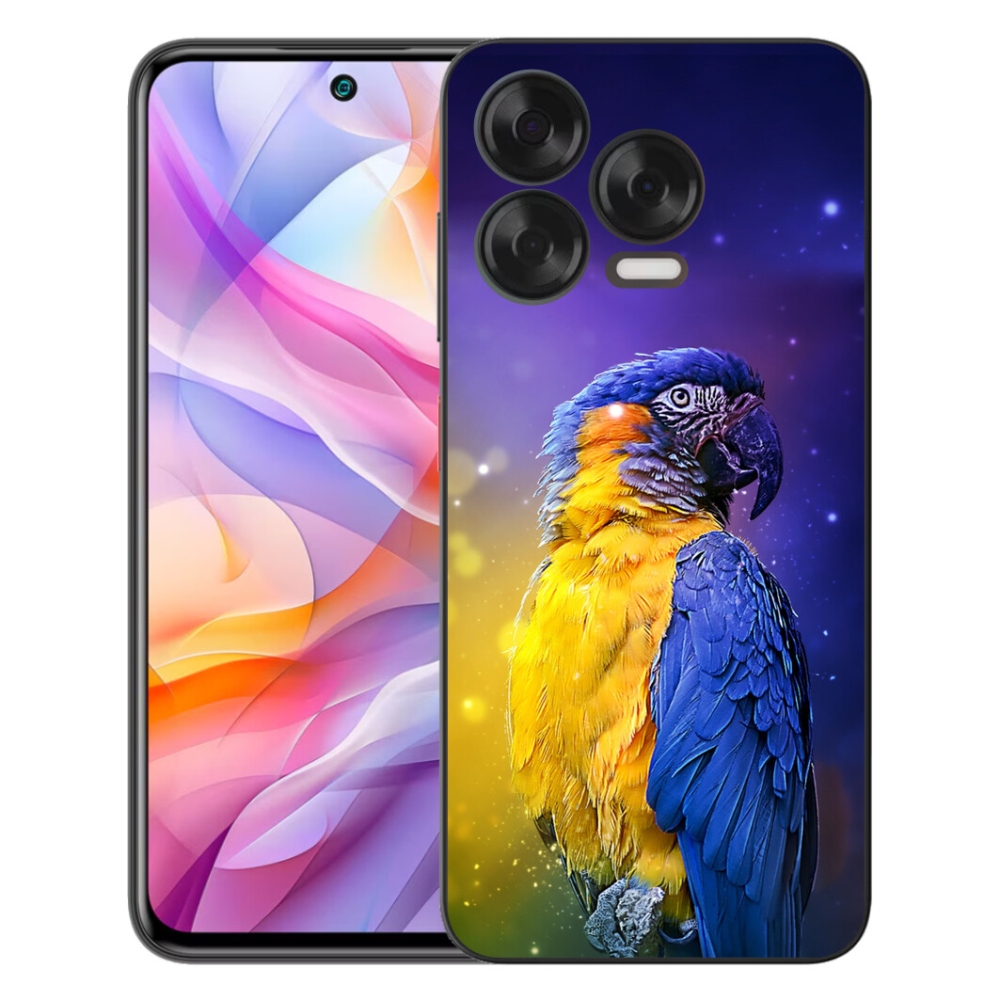 Gélový kryt mmCase na ZTE Blade V70 Vita - papagáj ara 1