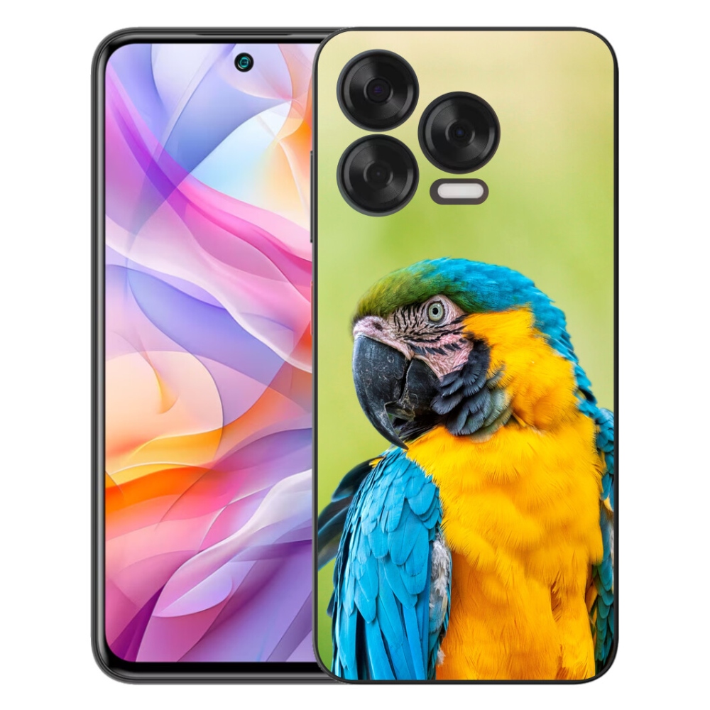 Gélový kryt mmCase na ZTE Blade V70 Vita - papagáj ara 2