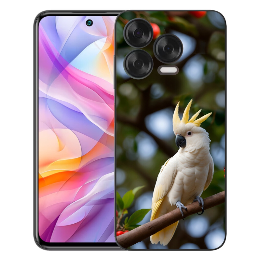 Gélový kryt mmCase na ZTE Blade V70 Vita - papagáj kakadu 3