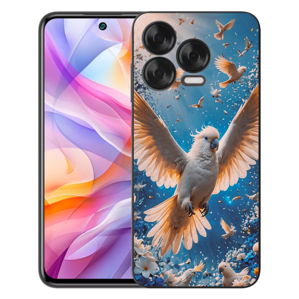 Gélový kryt mmCase na ZTE Blade V70 Vita - papagáj kakadu