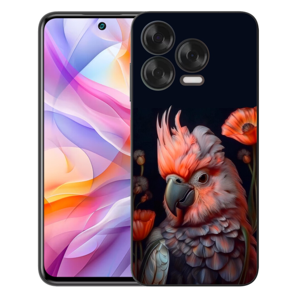 Gélový kryt mmCase na ZTE Blade V70 Vita - papagáj kakadu vo farbách