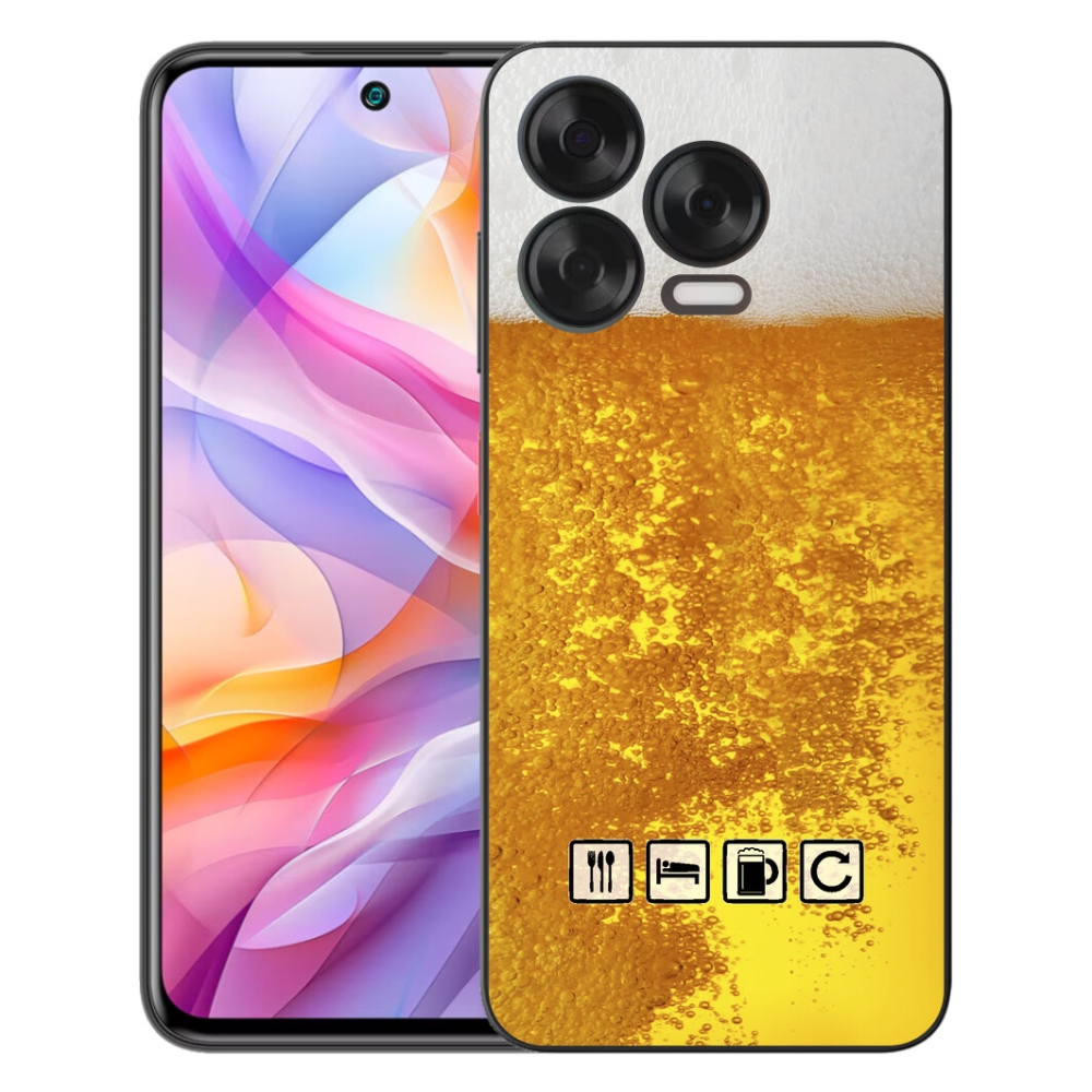 Gélový kryt mmCase na ZTE Blade V70 Vita - pivný motív 3