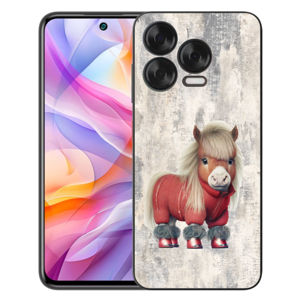 Gélový kryt mmCase na ZTE Blade V70 Vita - poník vo svetri