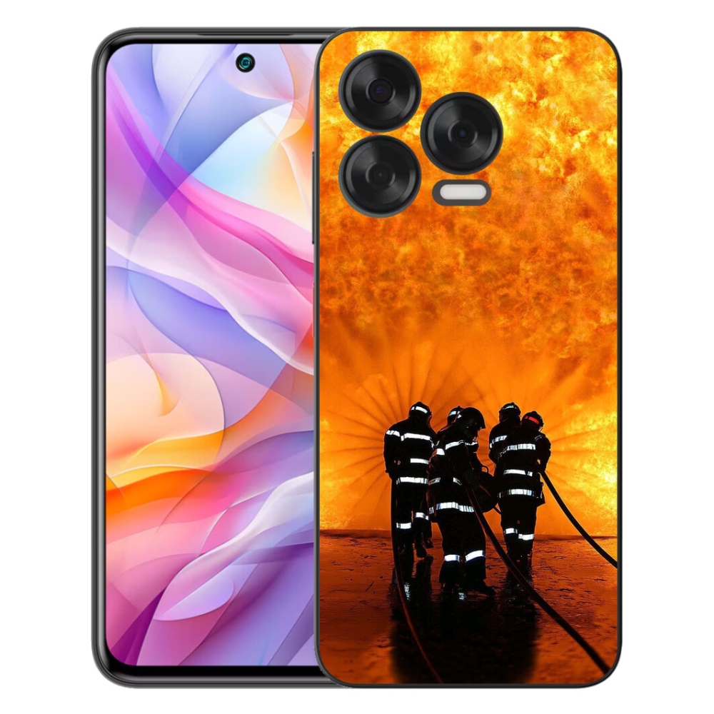 Gélový kryt mmCase na ZTE Blade V70 Vita - požiar