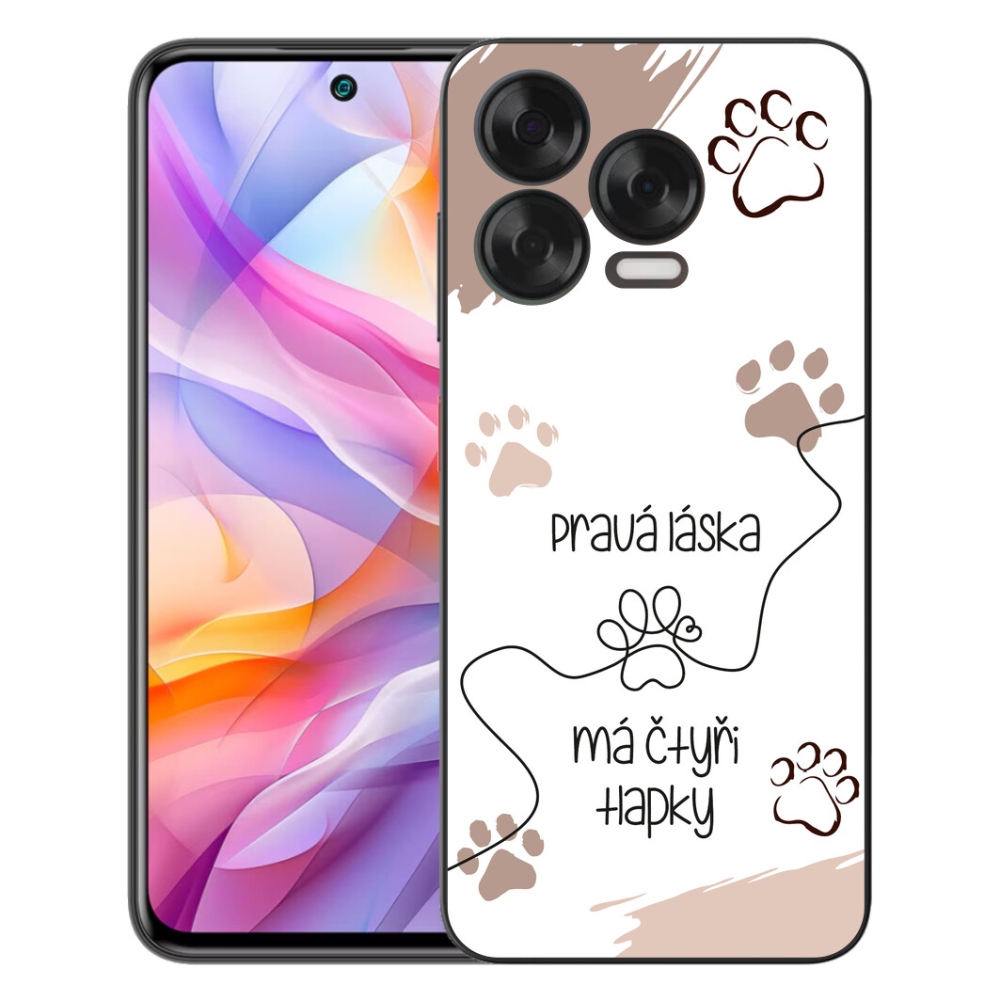 Gélový kryt mmCase na ZTE Blade V70 Vita - psí motív 1 biele pozadie